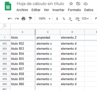 hojas de calculo filas y columnas inmovilizadas