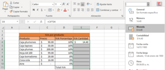 excel ejemplo de porcentaje de un numero paso 3