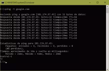 ping infinito windows cmd