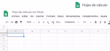 Google Sheets nueva hoja